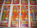 NEW Simpsons PEZ Candy Dispenser's: Bart, Hommer, 