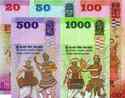 Bank Currency Note Sri Lanka Rupee New 10, 20, 50,