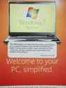 Windows 7 Starter OS Service Pack 1 DVD & CD  with