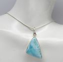 Sterling Silver Larimar Necklace Pendant