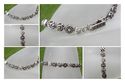 Sterling Silver Marcasite CZ Bracelet