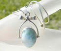 Sterling Silver Larimar Necklace Pendant