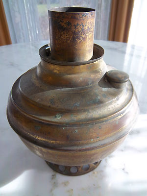 The Rochester Mini Oil Lamp Embossed Brass