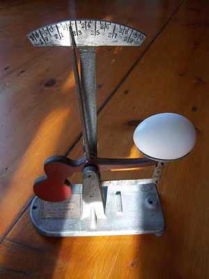 1940s Zenith Egg Grader Scale, Egg Scale
