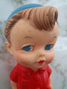 RARE 1958 Edward Mobley Co Rubber Squeeze Toy Boy 