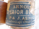 1800's STONEWARE Ink Bottles P & J ARNOLD LONDON 2
