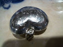 Sterling Silver Puff Heart Pendant Stunning Large 
