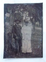 1800's TIN TYPE of Early American Newlywed Couple