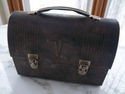 Vintage Circa 1950s Men's Lunch Box with Plastic H