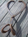 H.R. DARNELL CO HandForged Iron Ice Tongs Stamped 