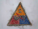 Original WW2 Patch US ARMY 2nd Armor Division As F