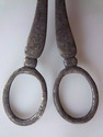 Antique Silver Salad Tongs Collectible Scissor Sty