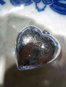 Sterling Silver Puff Heart Pendant Stunning Large 