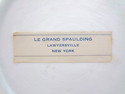 LE GRAND SPAULDING Decorative Hand Painted Plate L