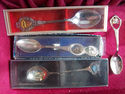 Silver Spoon Collection Travel Memorabilia Wooden 