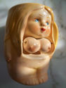 Vintage Naked Blond Jiggling Boob Mug Sensuous Sex