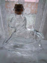 Rocking Horse Glass Candy Container Early Collecti