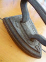 Antique Flat Iron Cast Iron Collectible No. 8 Rare