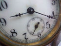 Art Deco Clock Beveled Glass Octaganol Sessions Cl