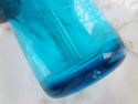 Rare LONG ISLAND BEER DIST Antique Aqua Blue Glass