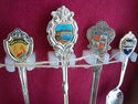 Silver Spoon Collection Travel Memorabilia Wooden 