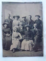 1800's TIN TYPE of Early American Family Portrait