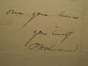 1874 Letter Lt.Gen. Philip H. Sheridan ~ Chicago