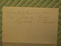 HANDWRITTEN Elizabeth B. Custer Letter & Her 1885E