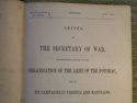 1stEd. 1864 Sec of War Org. Army of the Potomac Va