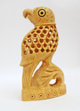 Handmade Wooden Undercut Jali Cut Took Bird