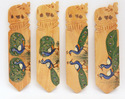 Handmade Wooden Painted and Decorated Book Marker