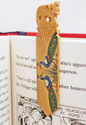 Handmade Wooden Painted and Decorated Book Marker
