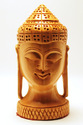 Handmade Wooden Buddha medidating statue Special H