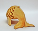 Handmade Wooden Jali Cut Sleeping Dolphin