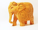 Handmade Wooden Decorated Elephant Statues/Handcra