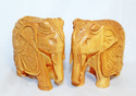 Handmade Wooden Decorated Elephant Statues/Handcra
