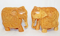 Handmade Wooden Decorated Elephant Statues/Handcra