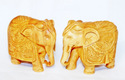 Handmade Wooden Decorated Elephant Statues/Handcra