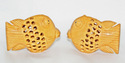 Handmade Wooden Fish Pair Jali Cut/Carved/Handcraf