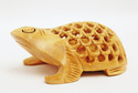 Handmade Wooden Undercut / Jali Cut Frog