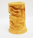 Handmade Wooden Shikar/Hunting Carving Pen Holder