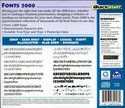 Quickstart fonts 2000