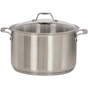 AMERICAN KITCHEN AK112-DO COVERED STOCK POT (12-QU