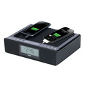 Dual USB Charging Station Clock Radio