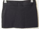 Black Pinstriped Mini Skirt Size 3 By Charlotte Ru