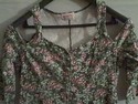 Womens largeDesigner Floral Romper by Enegie Bicur