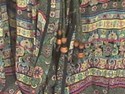 Womens Large Multicolor wrap and tie blouse excell