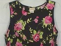 Womens 24W  Express sleeveless Black Floral Print 