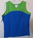 Athletic Tank Top Size X-Large Blue annd Green