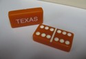 TEXAS - ORANGE & WHITE - DOUBLE-SIX - TOURNAMENT Q